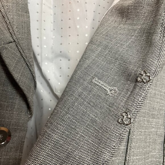 WHBM NWT Quality Detailed Blazer Jacket Sz 14 Gray *Coupon Eligible* Orig $158 - Picture 7 of 13